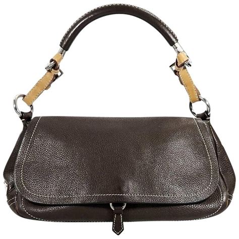 prada vintage bag brown|prada black shoulder bag vintage.